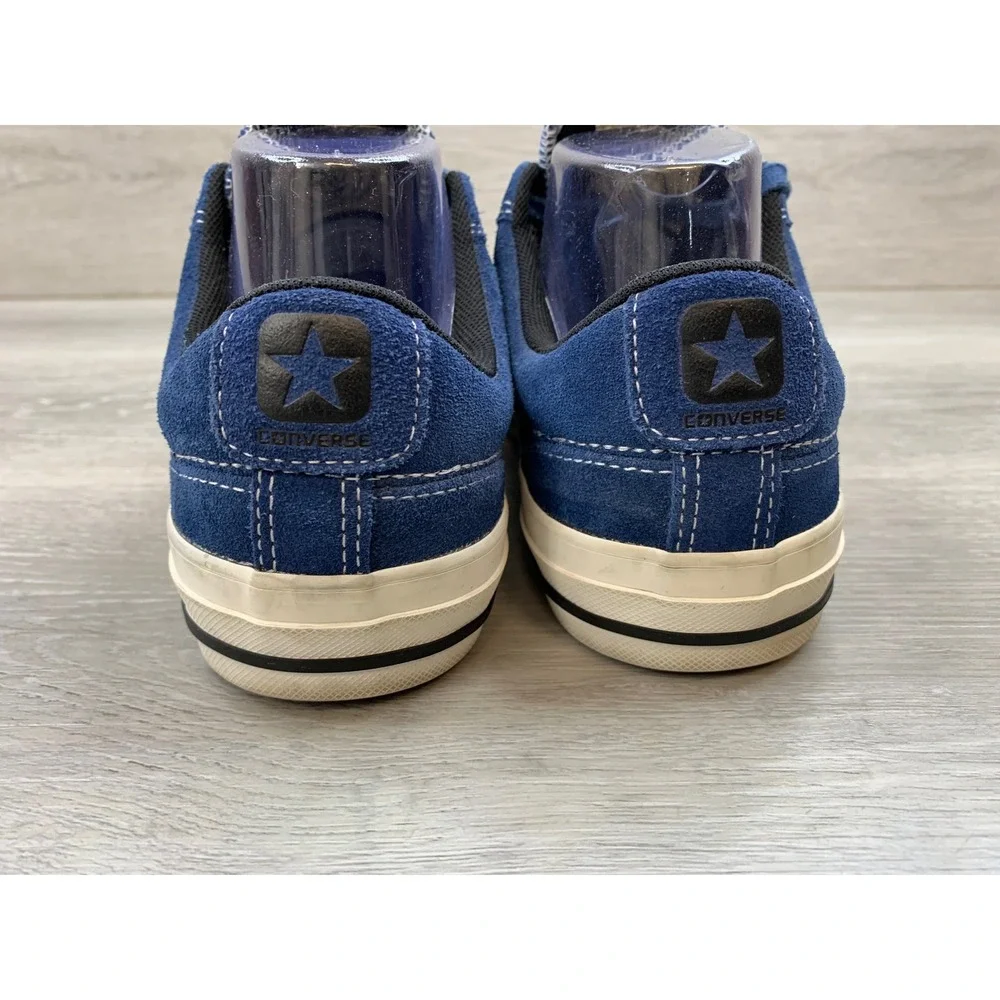 Converse CONS Star Player Men's Sneakers Blue Suede Low Top 6.5 Retro Shoes - Picture 4 of 11